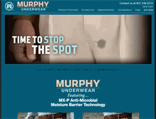 Tablet Screenshot of murphywear.com